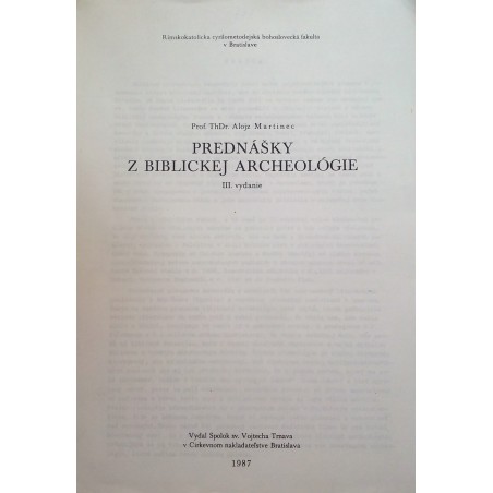 #0015 Prednášky z bibilickej archeológie